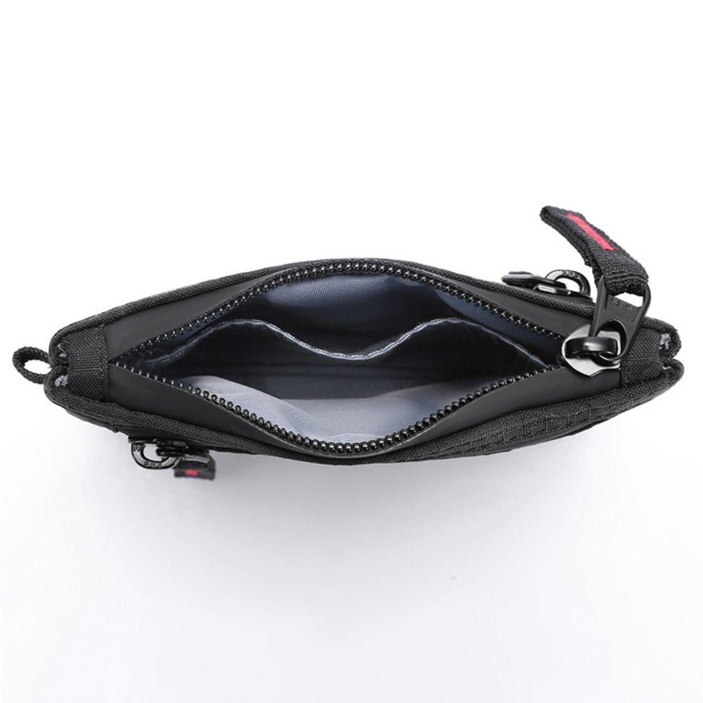 Anti-Theft Men's Wallet Multifunction Nylon Coin Purse Mesh RFID Credit Card Holder Male