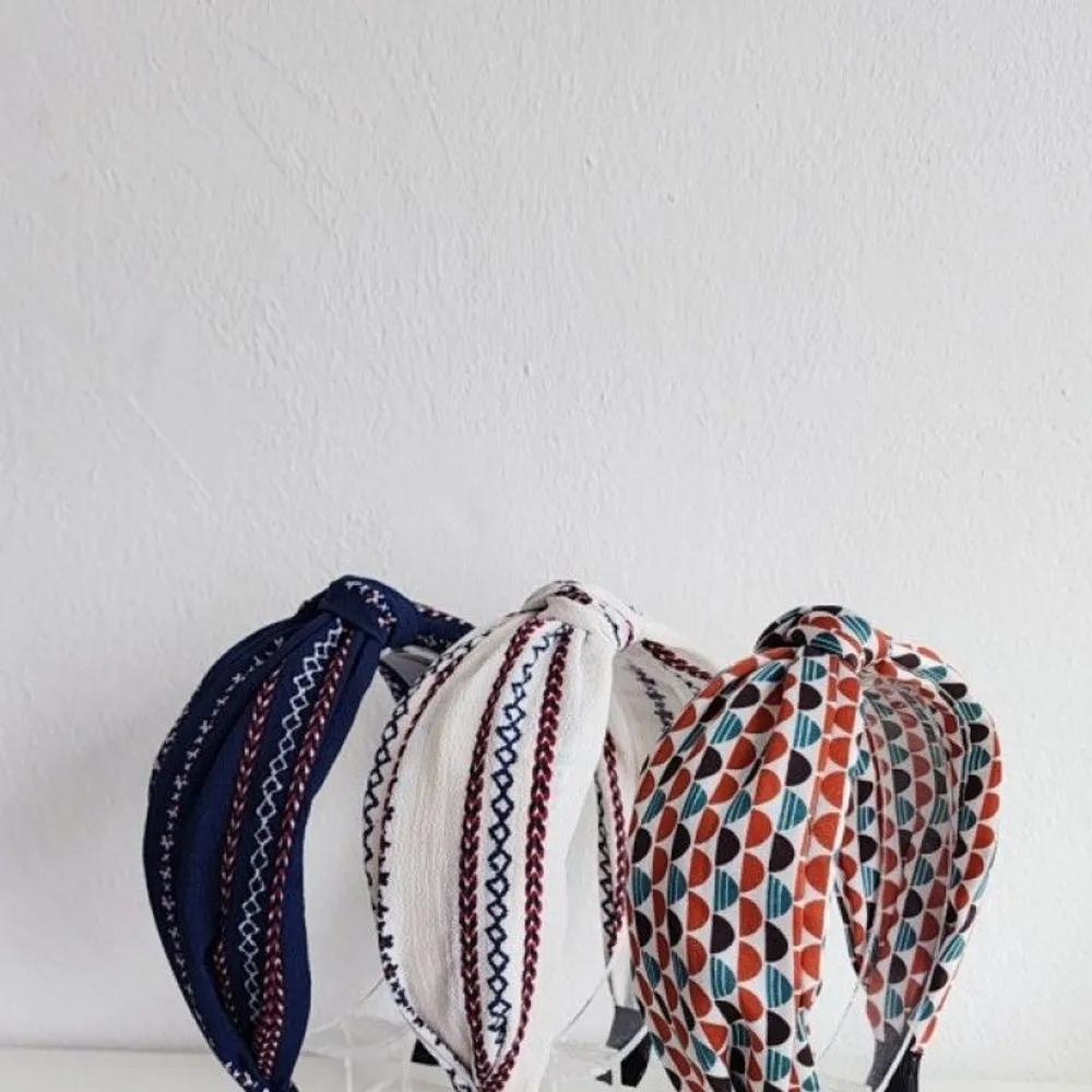 Knot headband hairband fashion accessory handmade summer kids children bohemian hairband white