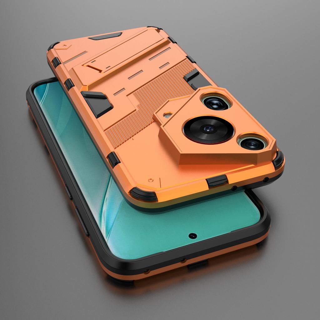For Huawei Pura 70 Ultra Case PC+TPU Drop-proof Phone Cover with Folding Kickstand