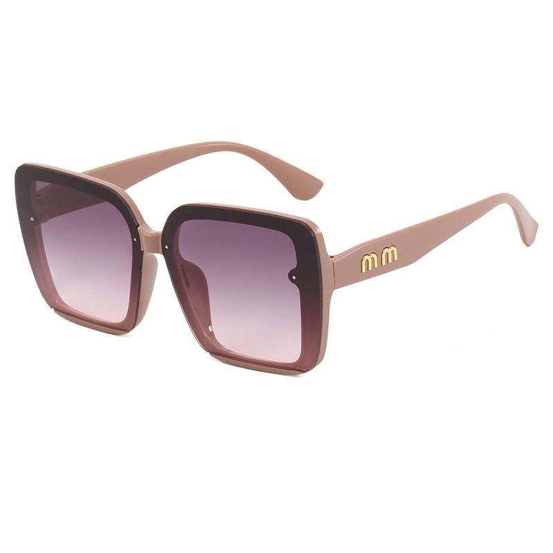 Büyük Çerçeveli Vintage Güneş Gözlüğü Kadın Erkek Marka Kare Güneş Gözlüğü Retro Gözlük Gözlük Erkek Kadın Yuvarlak Güneş Gözlüğü için