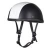 Vintage-Style Leather Half Helmet Adults Motorcycle Scooter Riding DOT Certified All Season Universal Fit