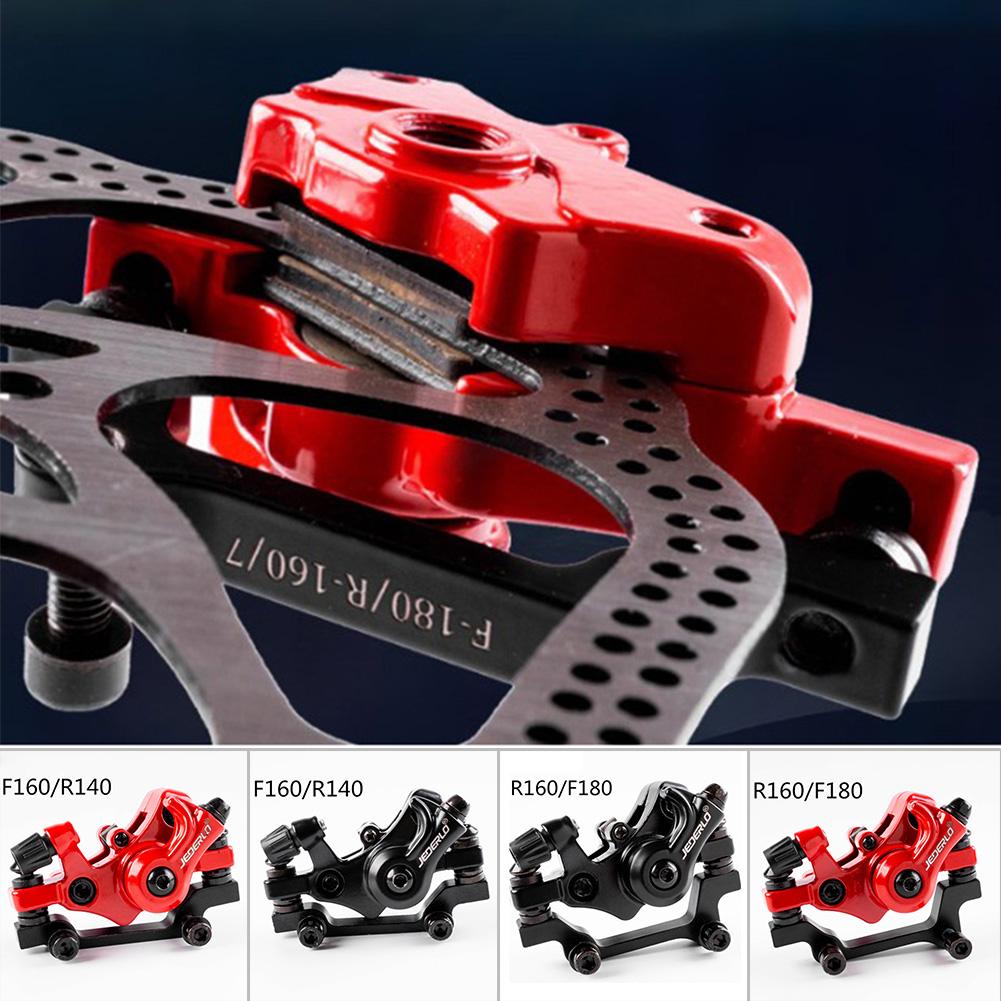 Lcauto Parts Red/Black/Light Bicycle Disc Brake Kit Braking System F160/R140 Or R160/F180 Aluminum Alloy