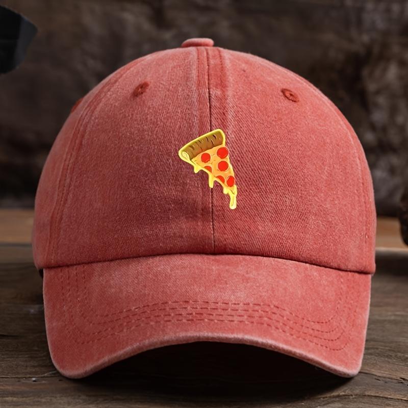 Fun Pizza Printed Baseball Hat for Men and Women Outdoor Fashion Multi functional Fisherman's Hat Trendy Style