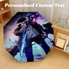 8‑Rib Automatic Umbrella, Solo Leveling Design Foldable Umbrella for Sun Rain Protection Travel