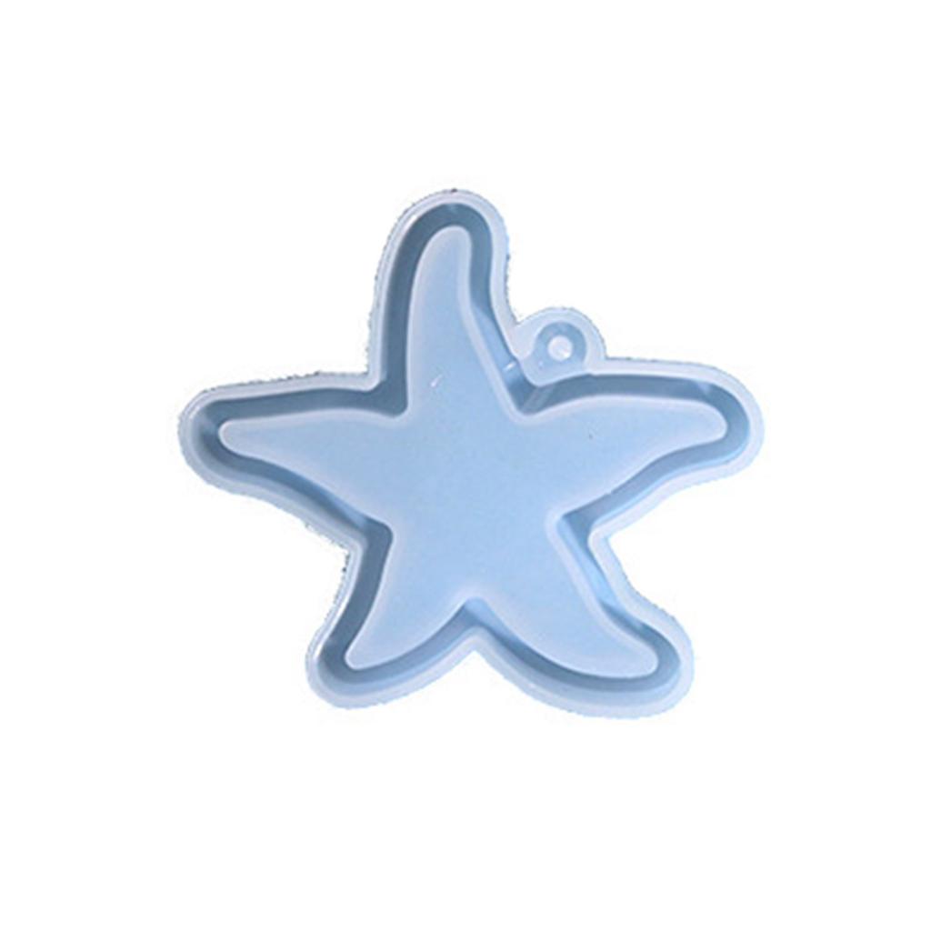 Marine Animals Quicksand Silicone Molds DIY Craft Keychain Pendant Mold