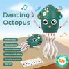 Dancing Funny Octopus Toy USB Rechargeable Cartoon Electronic Octopus Toy Education Toddler Octopus Interactive Development Toys
