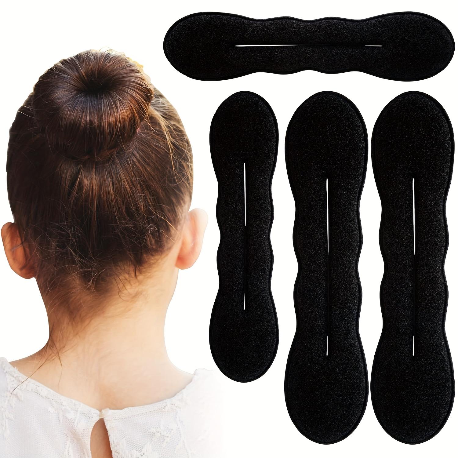 

2 шт. Валик для пучка - Нескользящий губчатый валик для волос для укладки длинных прямых волнистых и тонких волос 4 pcs