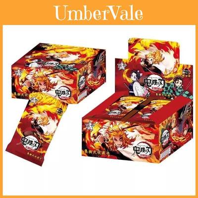 Paquete de Cartas de Demon Slayer Kimetsu No Yaiba Con Material de Papel Para Coleccionistas y Fans