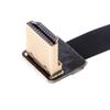 CY CYFPV Down Angled 90 Degree HDMI Male to Female FPC Flat Cable for HDTV Multicopter Aerial Photography Black 20cm x 50cm x 20cm