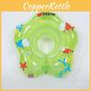 Baby Swimming Ring 41x41cm Adjustable Safe Dual Air Chamber Neck Float For Infants