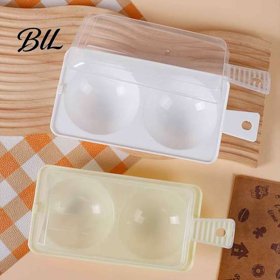 Microwave Egg Steamer Dual-Cavity Poacher, Cooker with Lid Food Grade Maker Handle, Nonstick Poaching Maker, Kitchen Breakfast Gadget Dual Slot Boiler