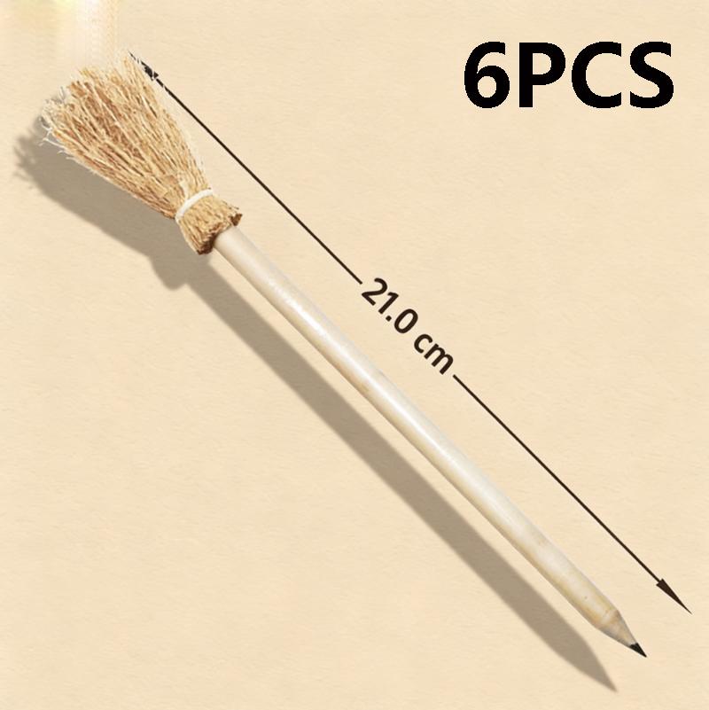 

Magic Writing Flying Broom Pen - Unique Creative Stationery Gifts, Wizard-Themed Supplies, Fantasy Desktop Decor, Party Favors