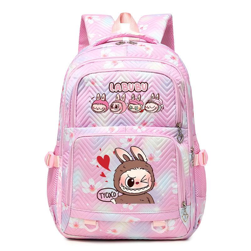 Cartoon Student Schoolbag Large Capacity Primary And Secondary School Student Schoolbag Trendy Backpack Light Fashion Backpack Backpack
