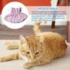 Soft Collar For Cats Polyester Soft Recovery Elizabethan Collar Drawstring Design Comfortable Protective Collar Adjustable Pet
