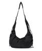 Covernat Woman Cloverheart New Shirring Hobo Crossbody Bag Black