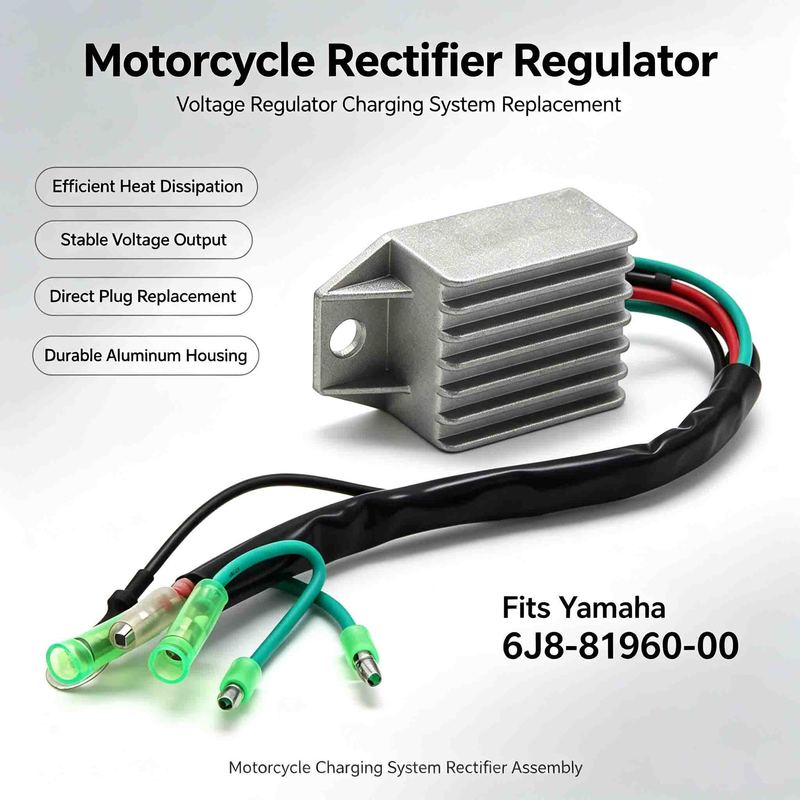 Voltage Regulator Rectifier For Yamaha 6C 8C 9.9F 13.5A 15F 15D 15F 20D 20C 25V 30G 30D 40V 40H 50H 50D F15A F8B 6J8-81960-00
