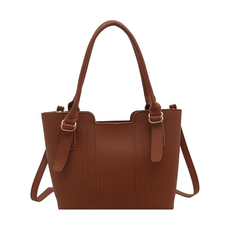 Korean Version of the Senior Texture Ladies Commuter Handbag - Soft Durable Crossbody Bag Casual Fashion Chic Senior Sense of High Value Bag