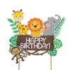 Wild Forest Theme Jungle Animals Cake Toppers Cake Picks Birthday Party Decor Cake Decoration