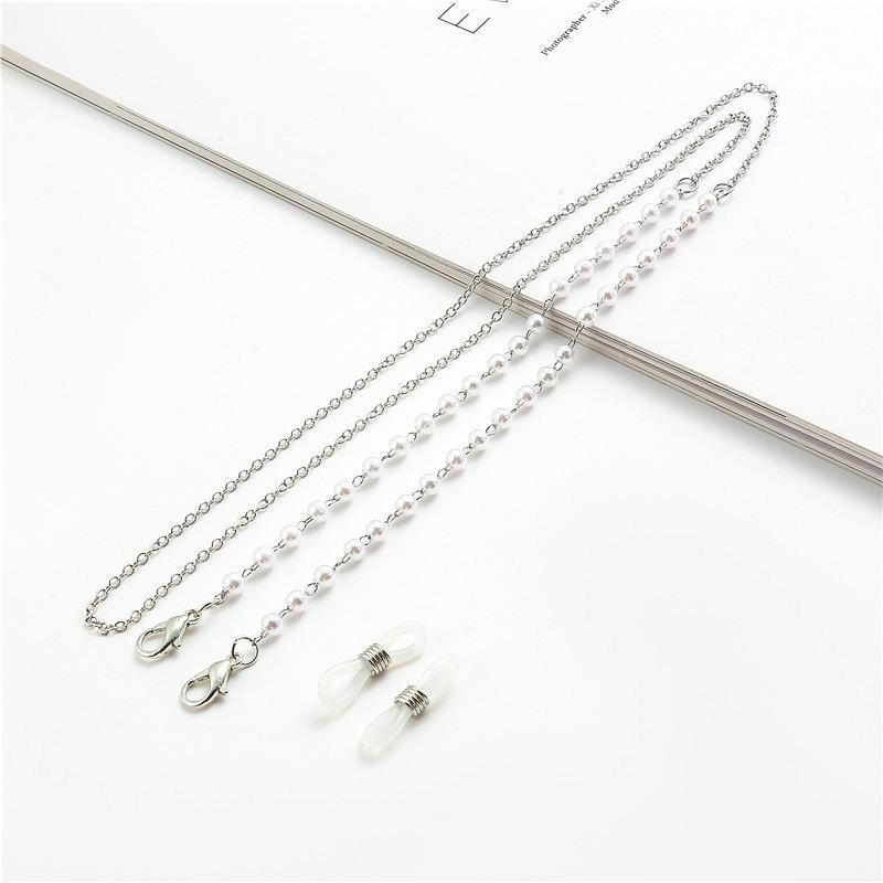 NOWY Łańcuszek do okularów Damski Sznurek do okularów Akcesoria Smycz do okularów Pasek Okulary przeciwsłoneczne z łańcuszkiem Naszyjnik Łańcuszek do maski YJL02