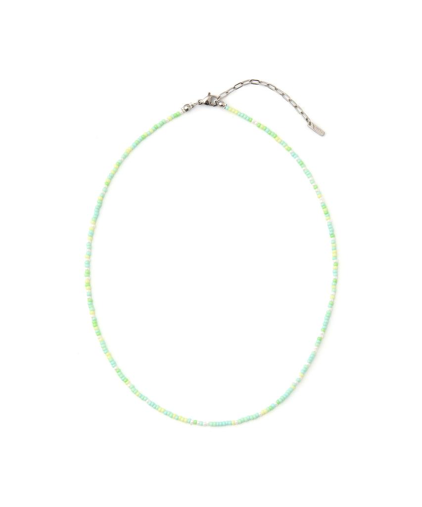 Romantinuer [2Pack] Pastel Bead Necklace (5 Colors)