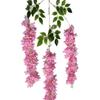 Silk Wisteria Flower Vine for Wedding Decor and Ceiling Hanging