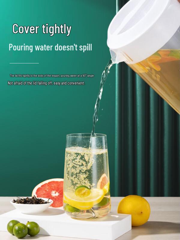 Household Extra Large Plastic Cold Water Pitcher with Scale