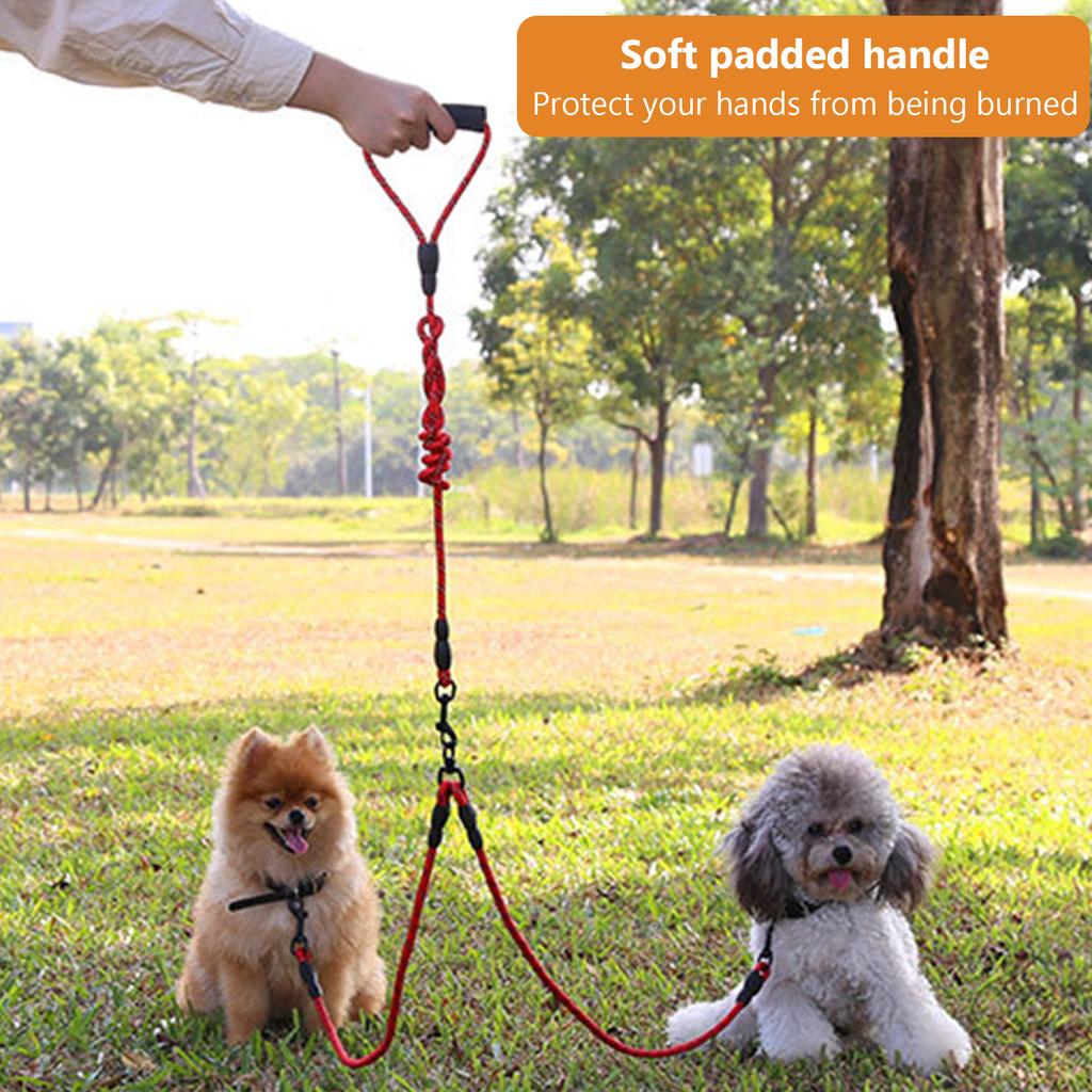 Satın alın Dog Leash Reflective Dog Leash Dog Training Leash For 2 Dogs