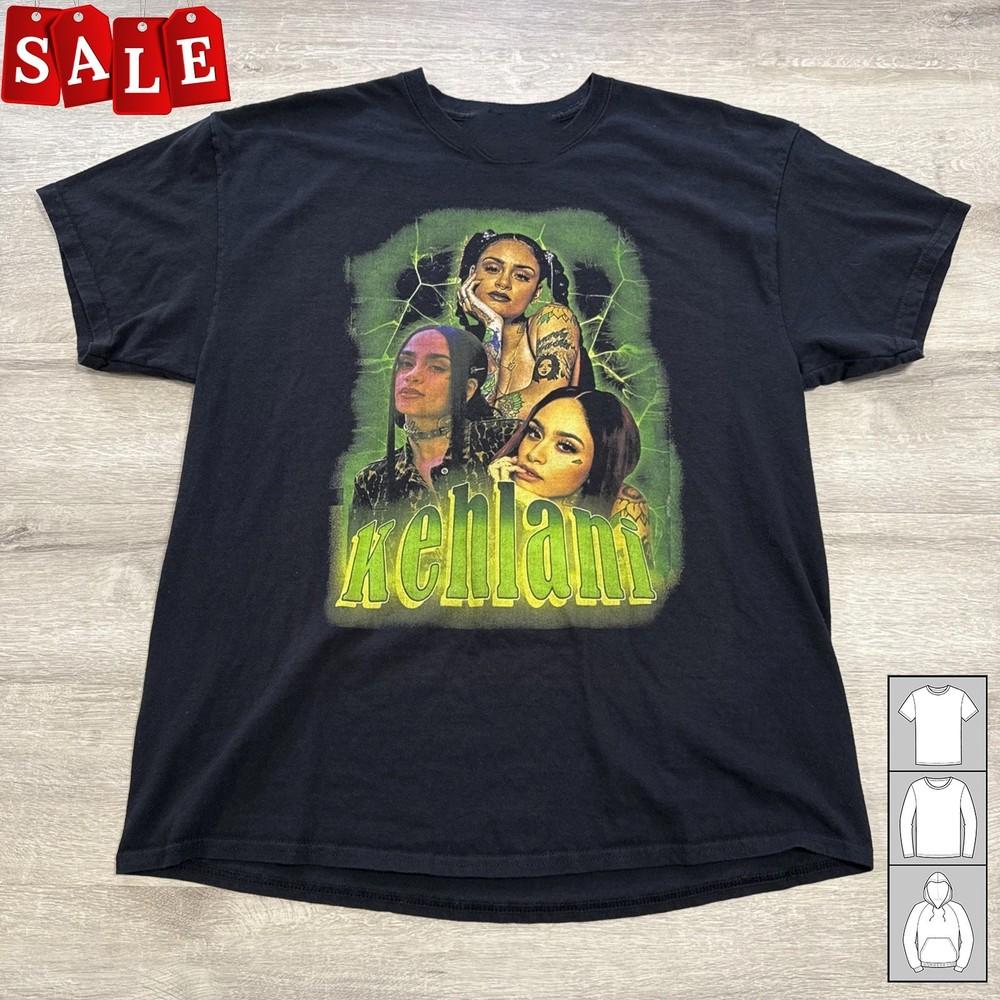 Kehlani Shirt RampB Singer Green Collage  Gift For Fans Unisex S5XL Shirt WE551 Unisex T-Shirt XXXXL