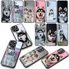 Phone Cover Lovely Husky Dog Funny Casing for Apple iPhone 16 15 14 Plus 13 12 Mini 17 Pro Max + ProMax 16E Air 15+ Case