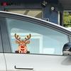 Car Sticker Christmas Self-adhesive Stickers Cartoon Santa Claus Elk Party Supplies Auto Decoration Stickers for Car Accessories