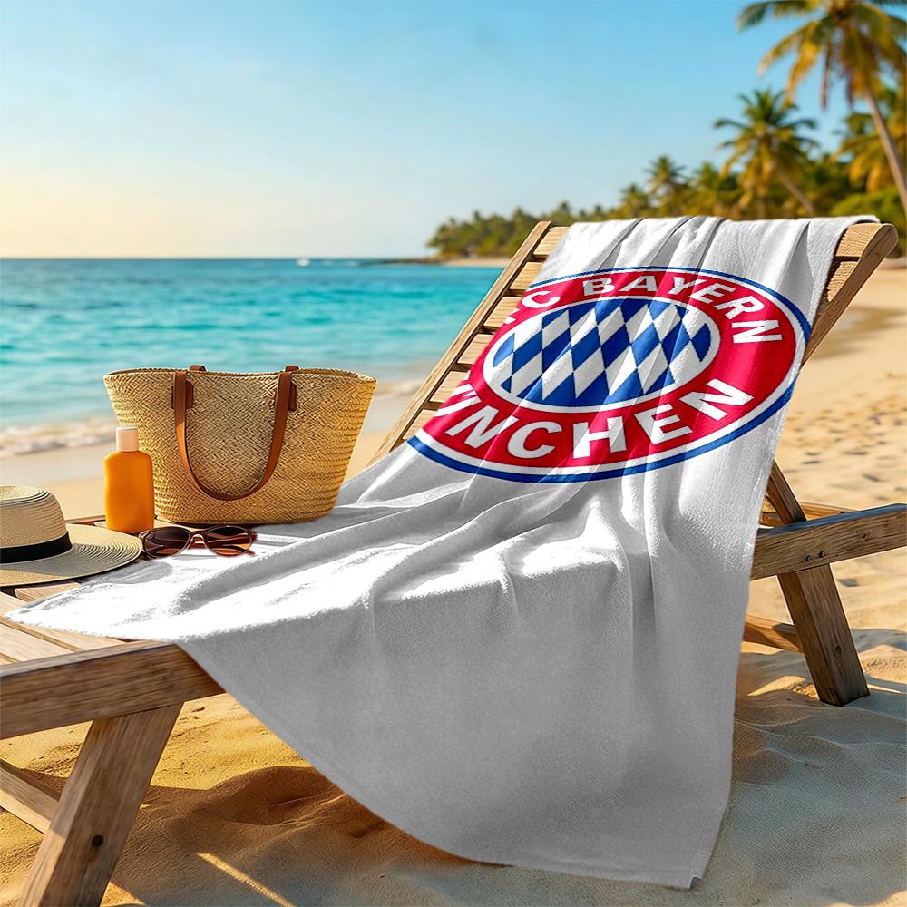 Bayern Munich Beach Towel Quick-Dry Soft Microfiber Comfortable Lightweight