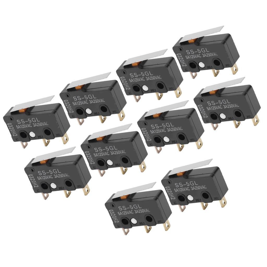 10Pcs Limit Switch 3D Printer Accessories for ENDSTOP RAMPS 1.4 SS‑5GL Mini Switches