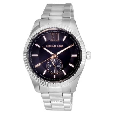 Lexington Stainless Steel Multifunction Black Dial Quartz MK8946 100M Men's Watch