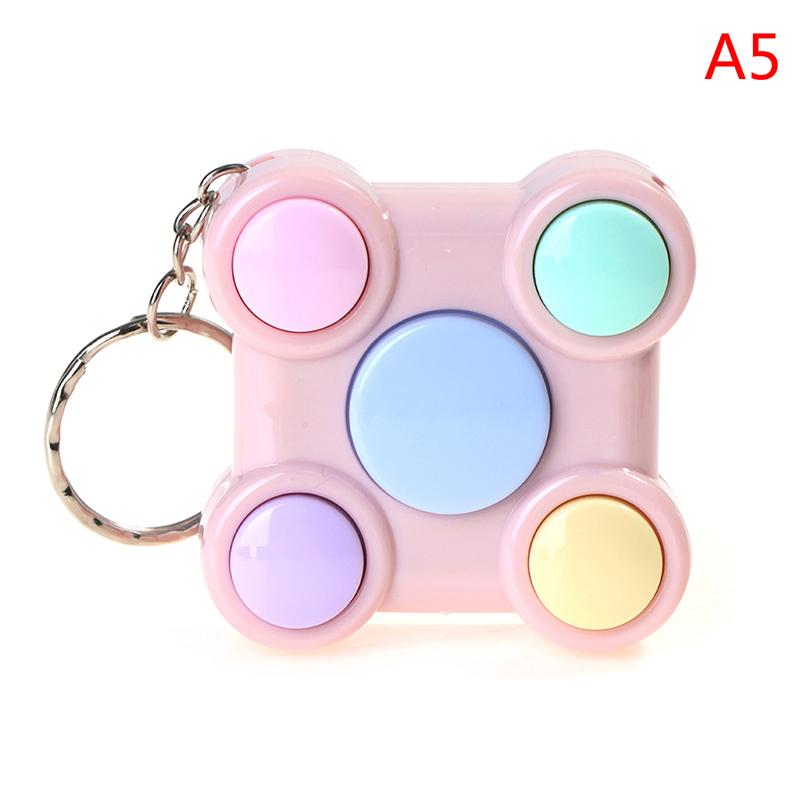 1PC Giocattolo Antistress per Adulti Bambini Portatile Colorato a Forma di Gamepad Labirinto di Memoria Cubo Gadget Portachiavi Gioco Educativo di Svolta