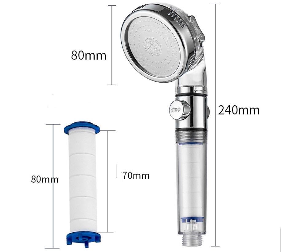 

Водосберегающая ручная спа-душевая лейка с отрицательными ионами