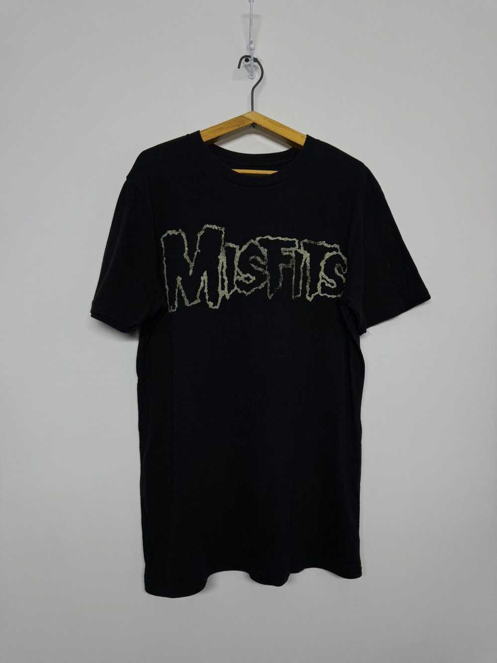 Misfits Men s T-Shirt Black Punk Band Graphic Tee Skull Logo Classic Unisex T-Shirt XXL