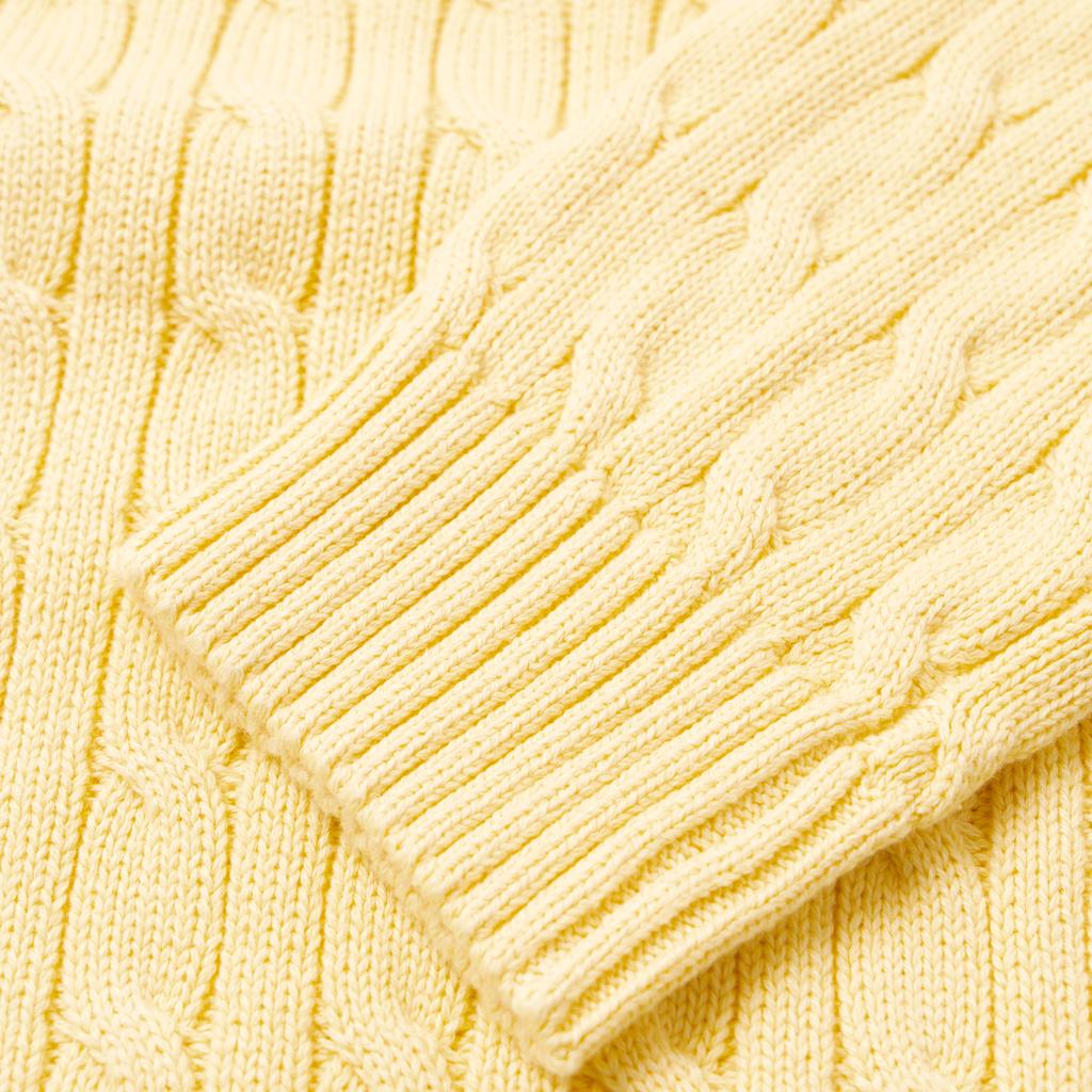Polo Ralph Lauren Cable Knit Cotton V-Neck Cardigan Kids sweaters 323925717-501