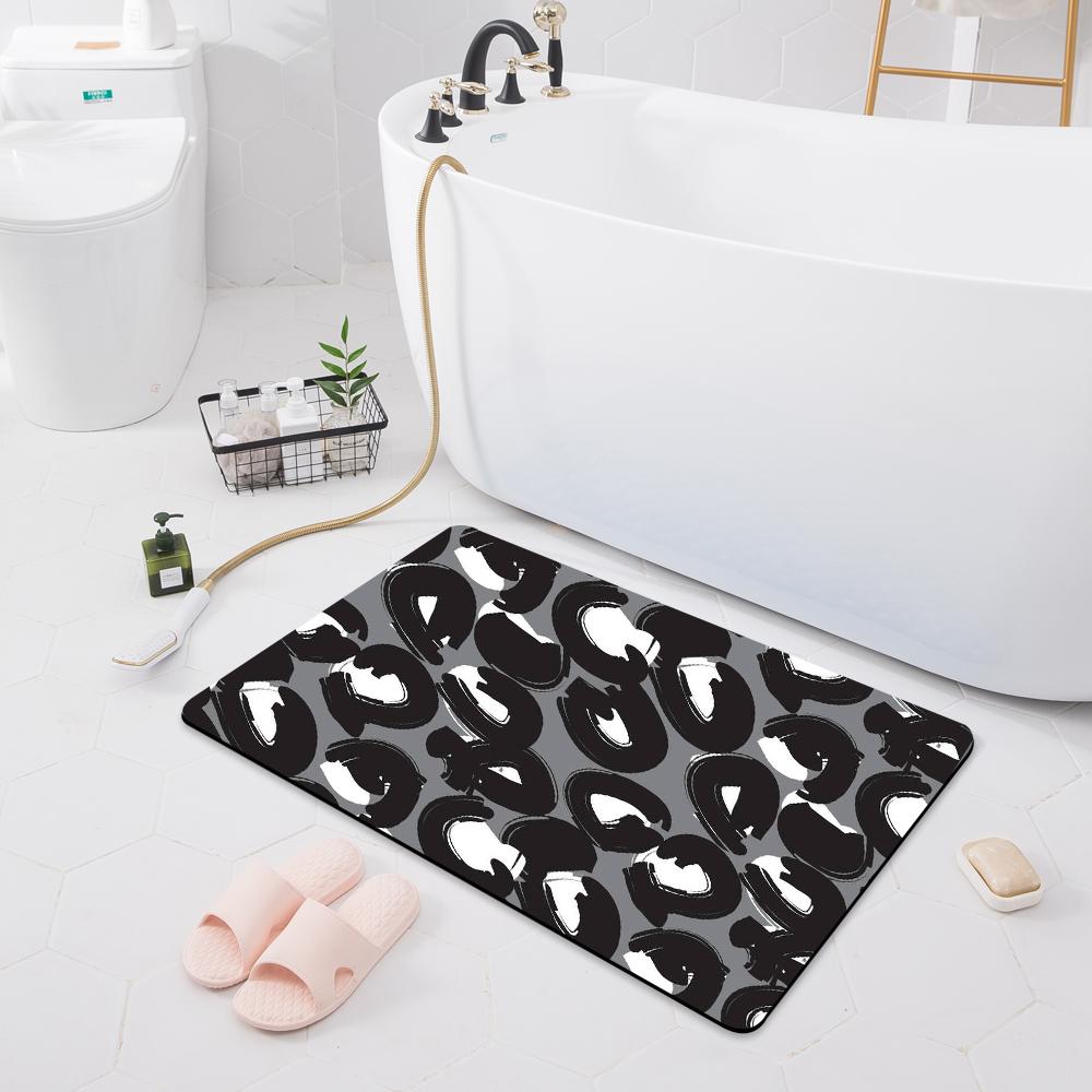 Bathroom Non-slip Absorbent Mat Toilet Shower Room Carpet Bedroom Corridor Door Mat Kitchen Floor Carpet