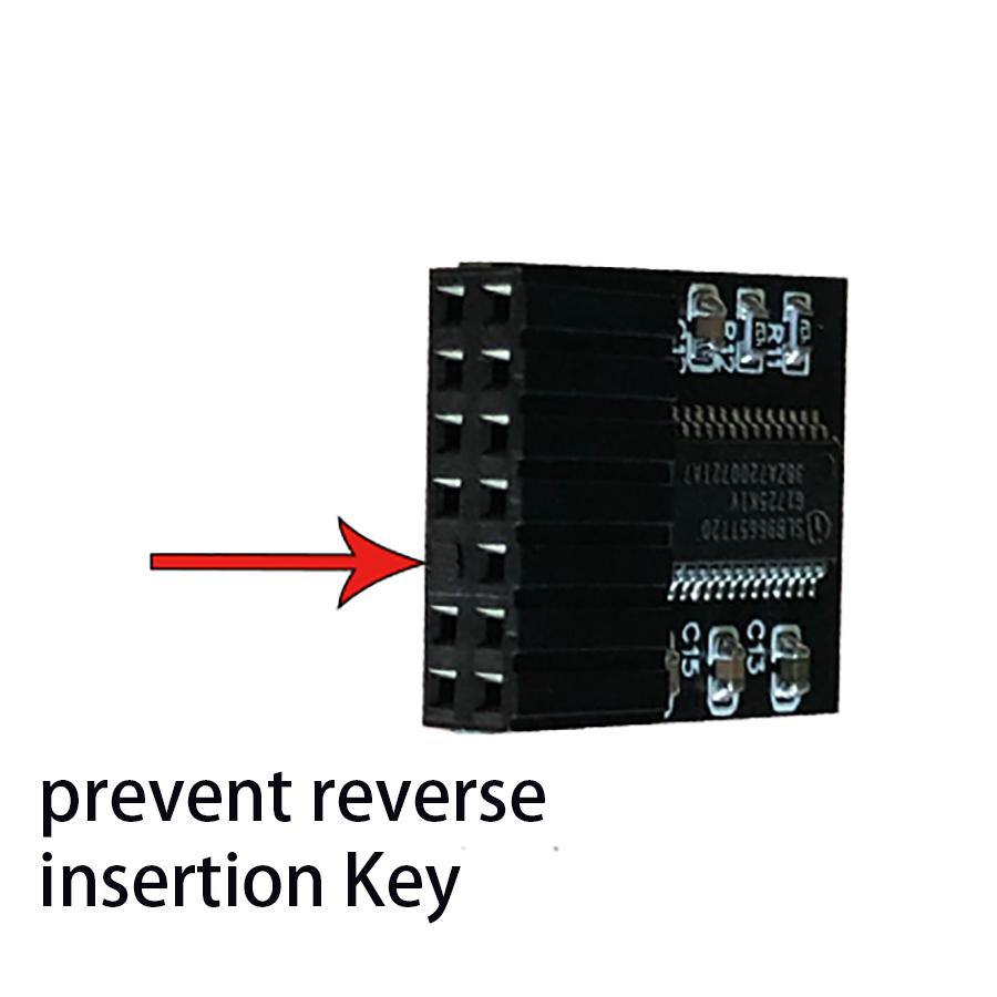 1PC TPM 2.0 Security Module For ASUS Motherboard 14 Pin LPC Card Windows 11