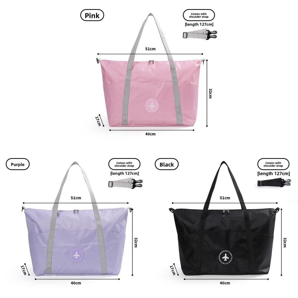 Travel Bag Large Capacity For Women With Foldable Design And Multipurpose Storage For Short Trips