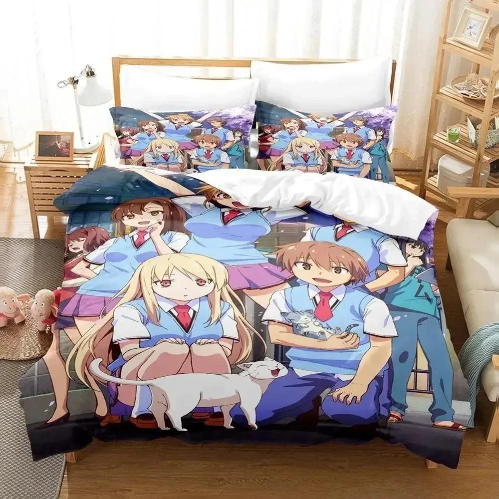 The Pet Girl Of Sakurasou Bedding Set Single Twin Full Queen King Size Bed Set Adult Kid Bedroom Duvet Cover Sets 3D Anime Bed