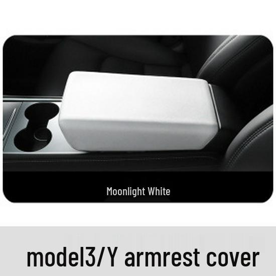 Tesla Model 3/Y Armrest Box Cover - Center Console TPE Protective Cover