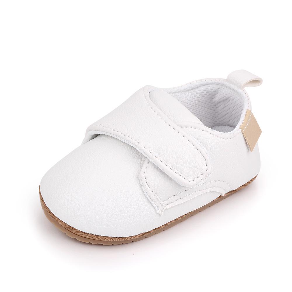 

Newborn Baby Shoes Baby Boy Girl Shoes Classic Leather Rubber Sole Anti-slip Toddler First Walkers Infant Girl Shoes Moccasins 20