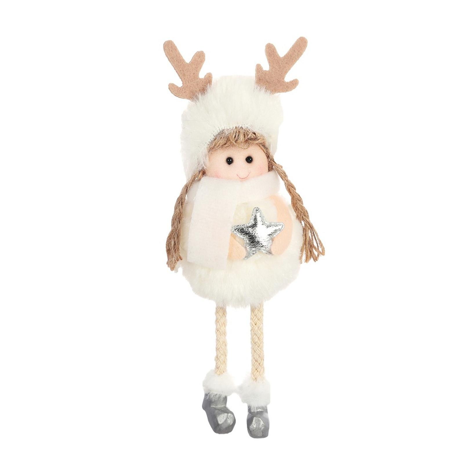 

Рождественские украшения Рождественская кукла-ангел Подвески Рождественская елка Подвесные украшения Декоративная кукла-ангел Ремесла Эльфы для украшения рождественской вечеринки