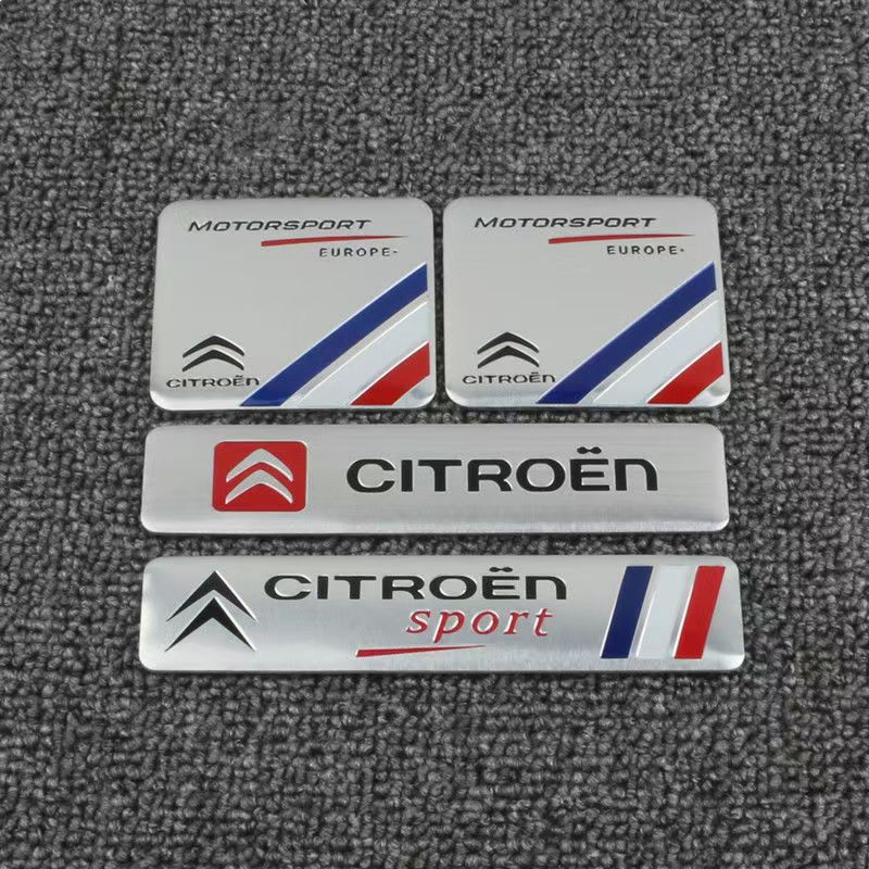 Car Styling Emblem Badge Car Body Decoration Sticker For Citroen C3 C4 C5 Berlingo Saxo C4l Xsara Picass C-Elysee C-Crosser