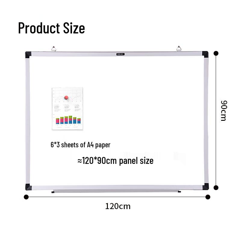 Deli Double-Sided Magnetic Whiteboard
