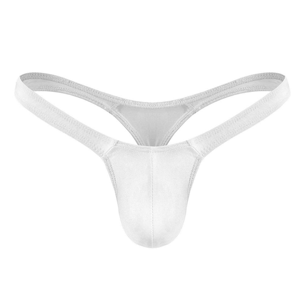 Low-rise Mens Underwear Polyester Slimming Soft Solid