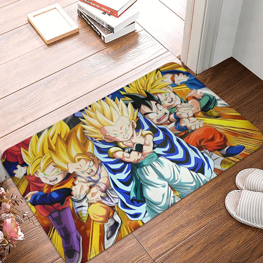 Goku Anime Dragon Ball Doormat Mat Anti-Slip  Kitchen Bathroom Toilet Rug Carpet 40*60cm
