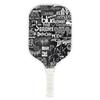 Pickleball Paddle Fiberglass Digital Print Adult Outdoor Sports Trendy Unique Design
