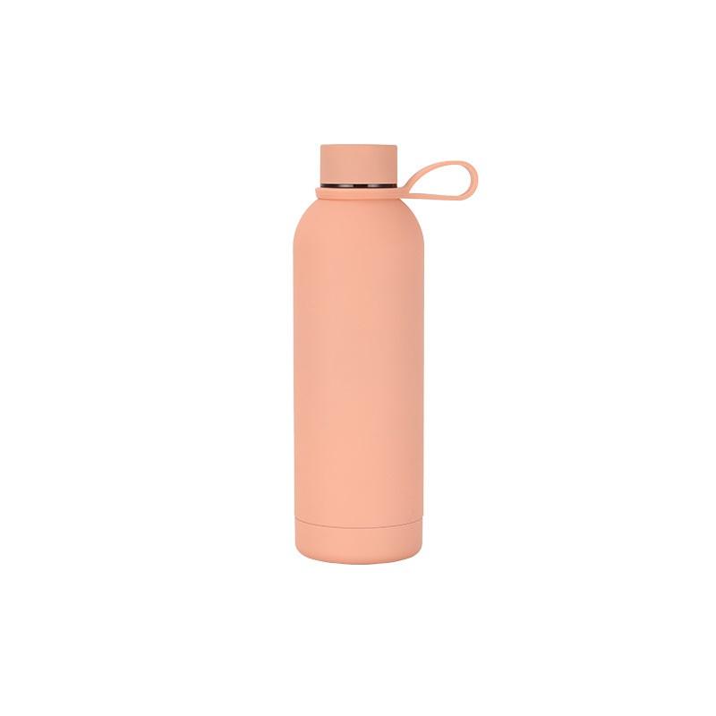 Edelstahl USA Stil Kleine Öffnung Flasche Outdoor Sport Tragbar Thermosbecher Hebering Wasserflasche